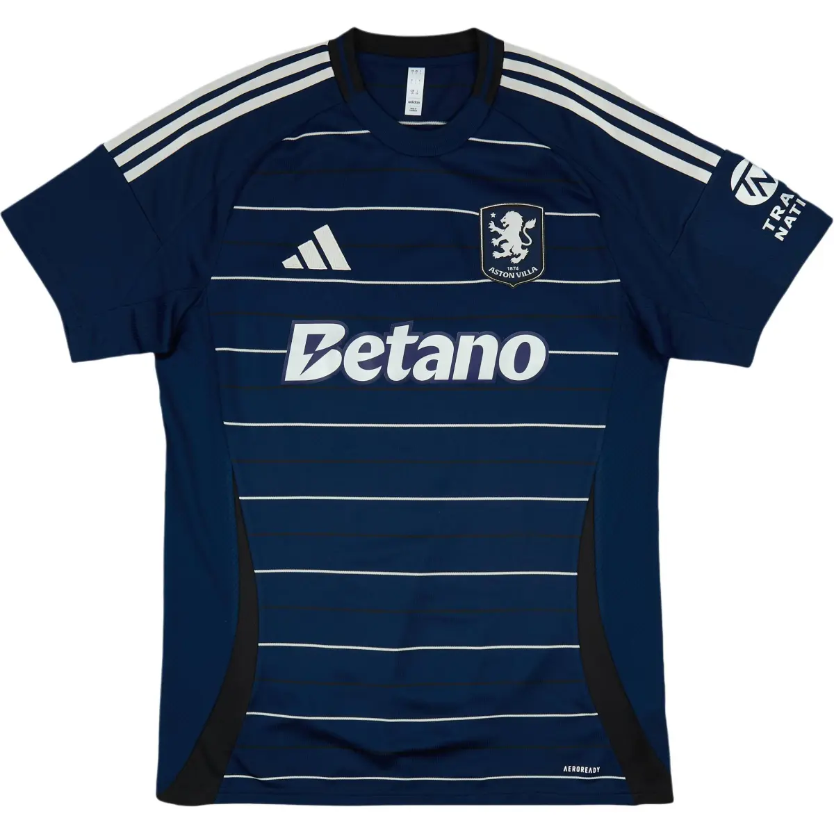 Adidas Aston Villa Soccer Jersey Men's Collegiate Marine Blue/Metallic Silver