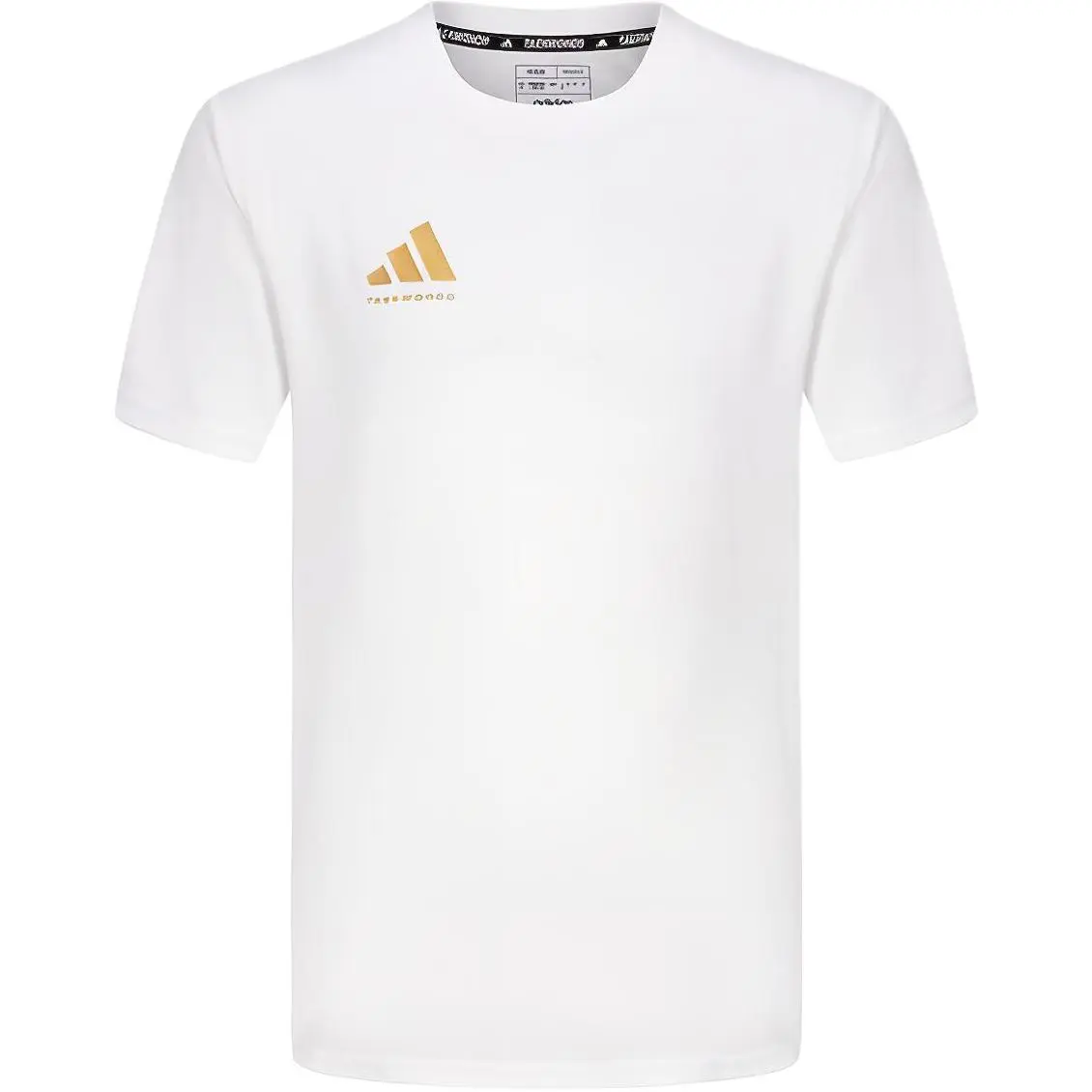 Adidas T-Shirts Unisex White Crew Neck Moderate
