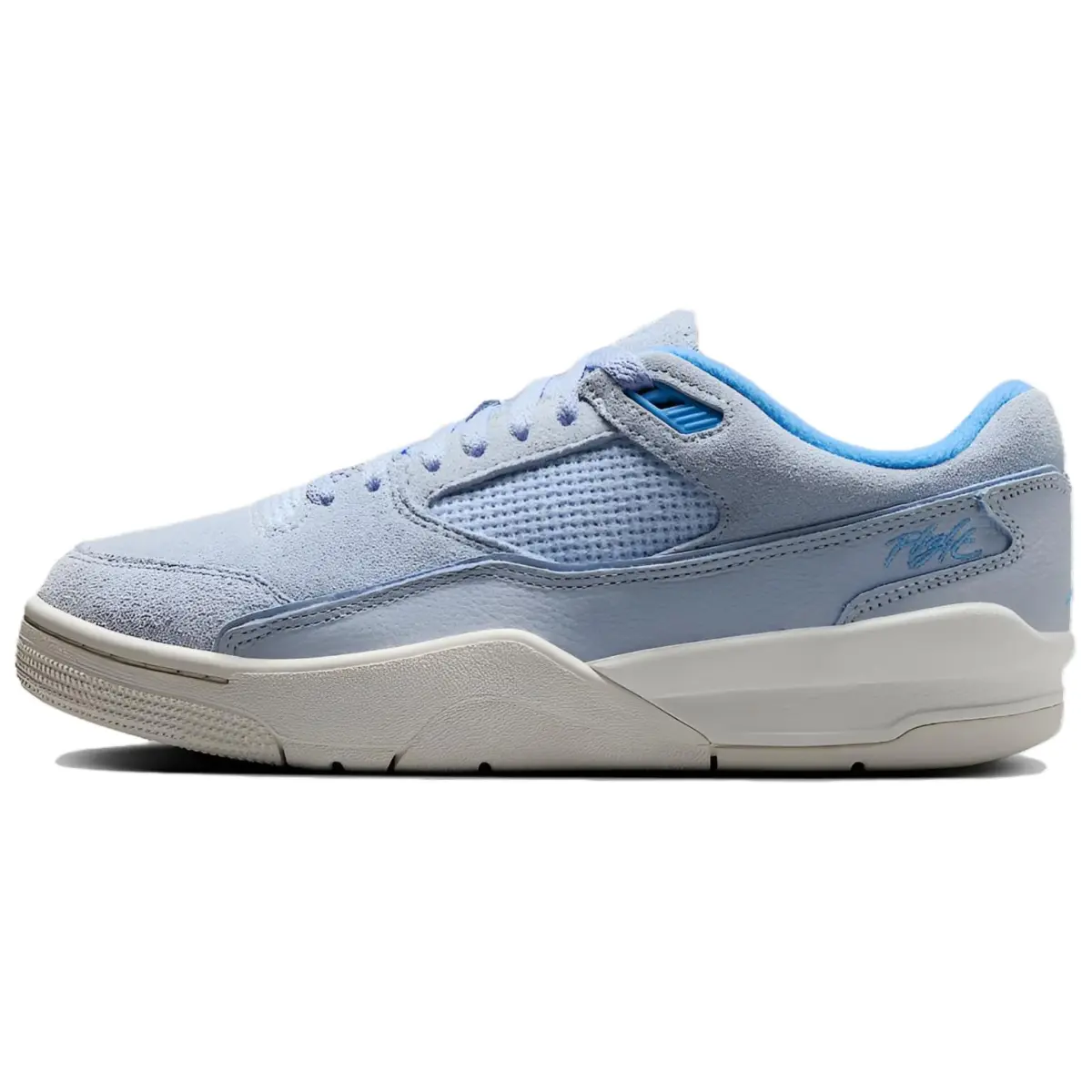 Jordan FLIGHT COURT Soft And Comfortable Low top Vintage Basketball Shoes Women's Blue