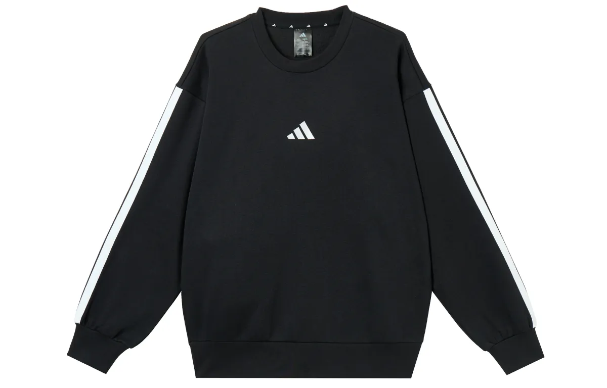 Adidas Free Shipping With AdiClub Essentials 3 Stripes Fleece Sweatshirt
