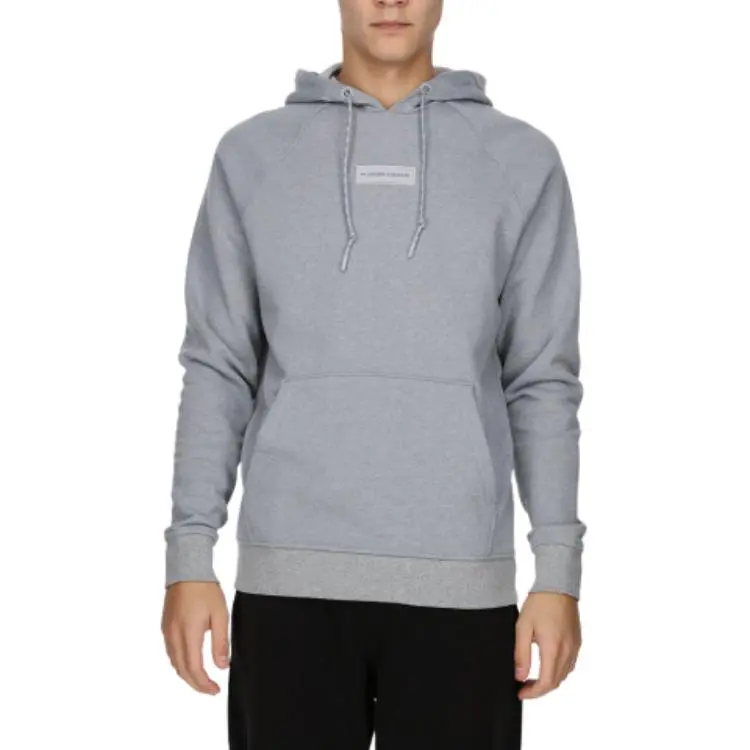 Under Armour Sweatshirts Men's Gray Hooded Moderate Regular
