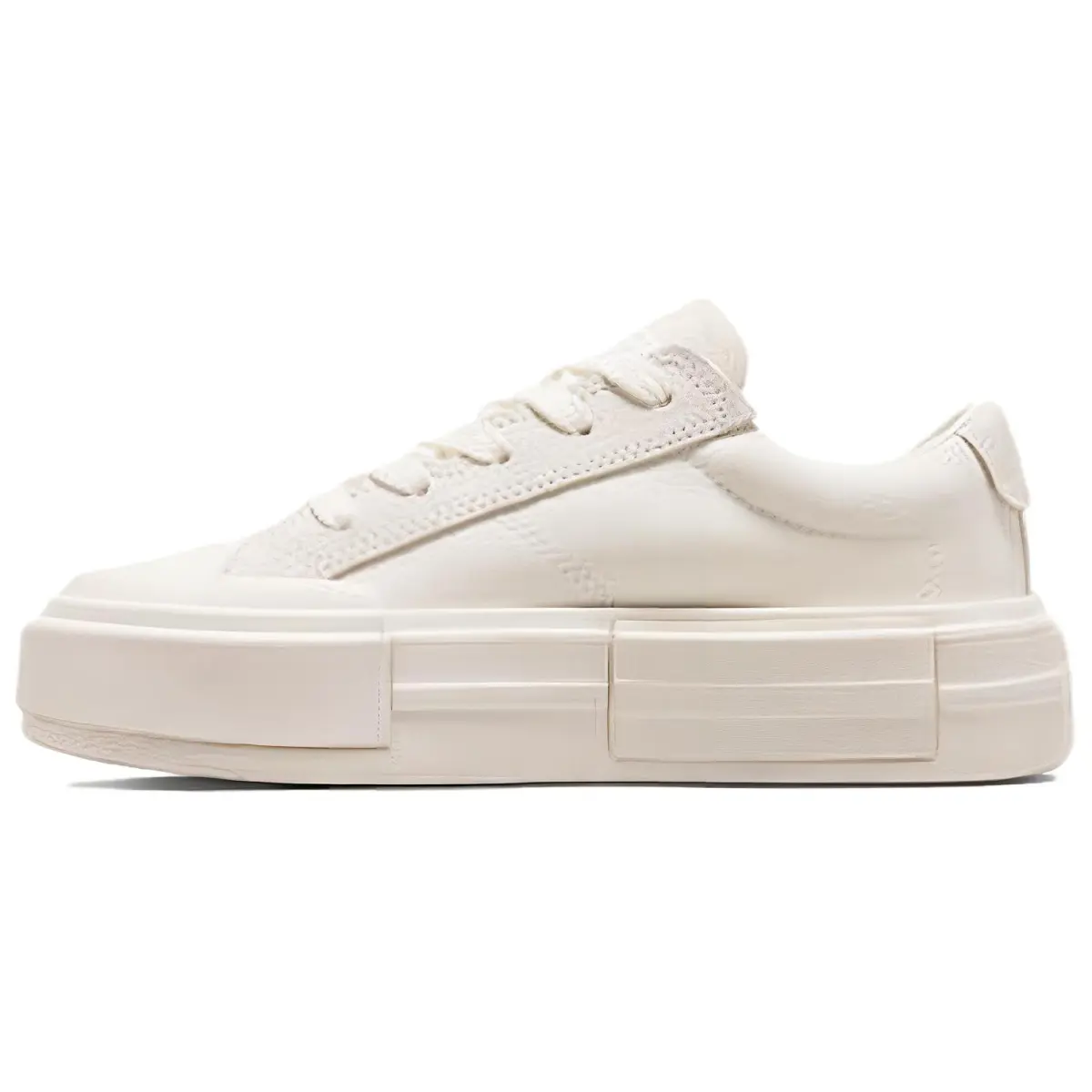 Converse Cruise Comfortable Height Increasing Low top Canvas Shoes Unisex White