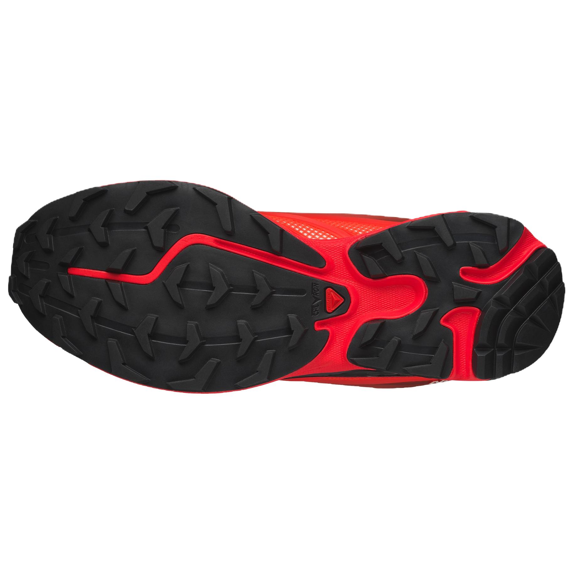 Кроссовки Salomon XT-Evo (красные) — 黑色/火红色/白色 — фото 6