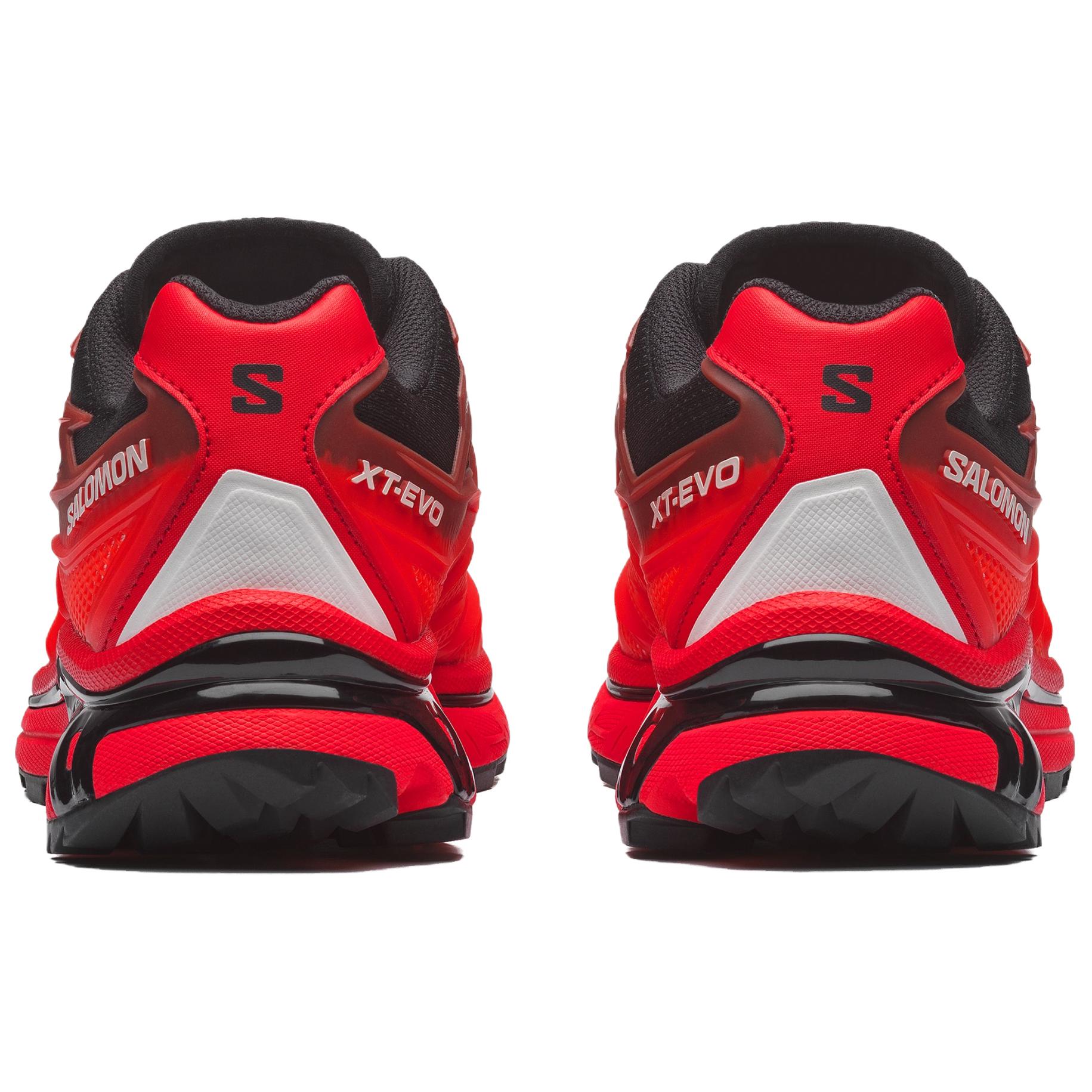 Кроссовки Salomon XT-Evo (красные) — 黑色/火红色/白色 — фото 5