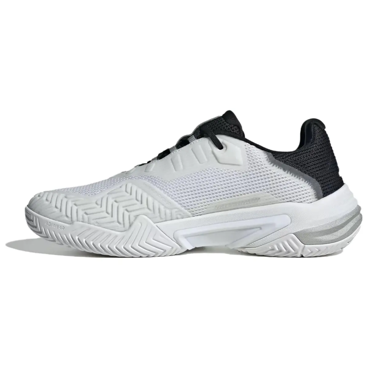 Adidas Barricade 13 Abrasion Resistant Coverage Low top Tennis Shoes Men's White Black