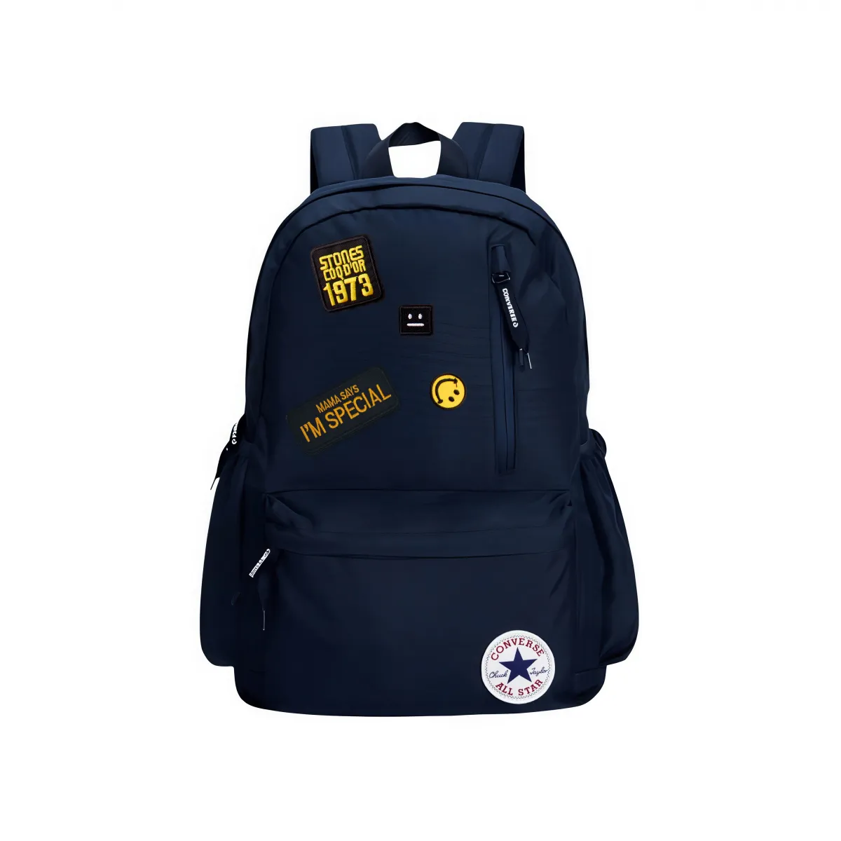Converse Polyester Backpacks Medium Unisex Navy Blue