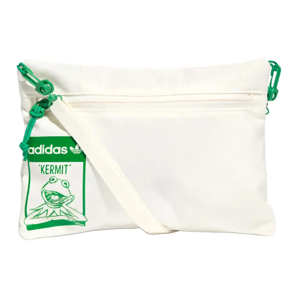 Adidas Originals Trefoil Disney X Disney Collaboration Polyester Crossbody Bags Regular Unisex White & Green