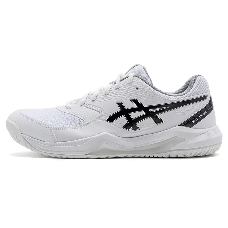 ASICS Gel Dedicate 8 Textile, Synthetic Leather Comfortable Slip Resistant And Breathable Low top Tennis Shoes Men's
