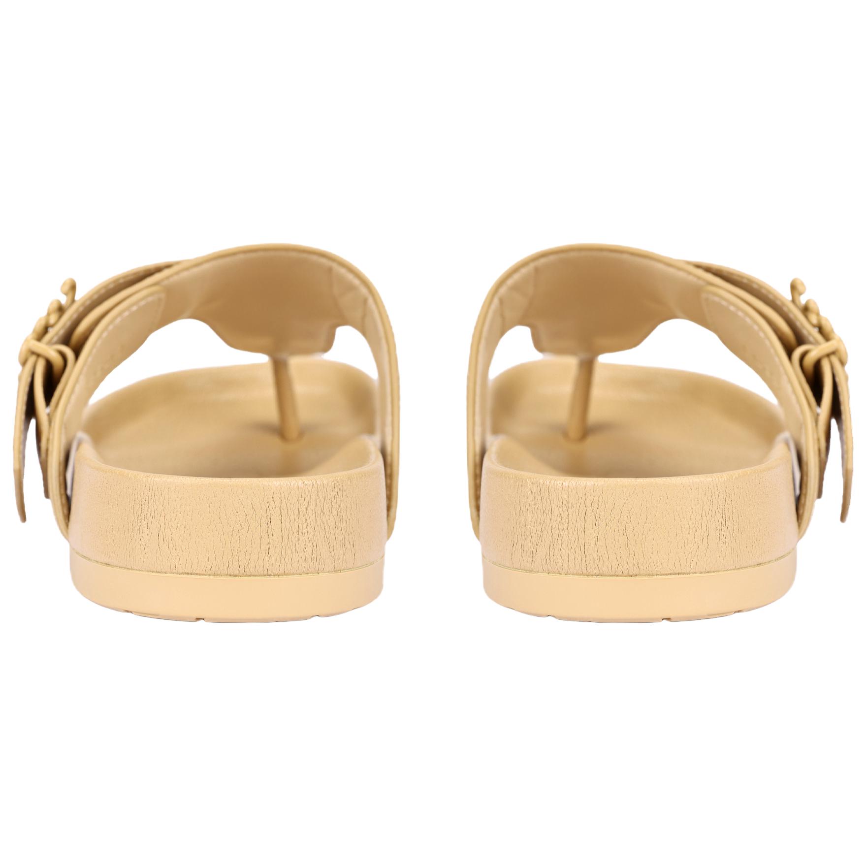 LOEWE Ease Toe Post Sandals Concealer Goatskin Women's