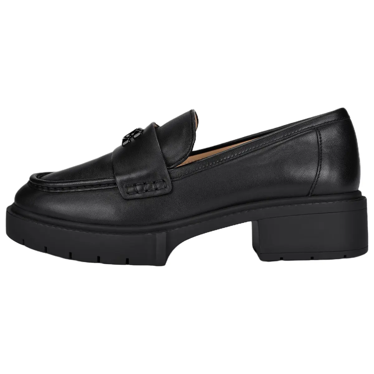 COACH Leah Chunky Sole Leather Loafers