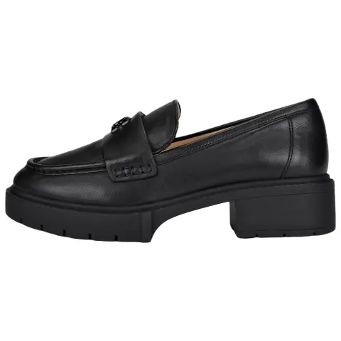 COACH Leah Chunky Sole Leather Loafers
