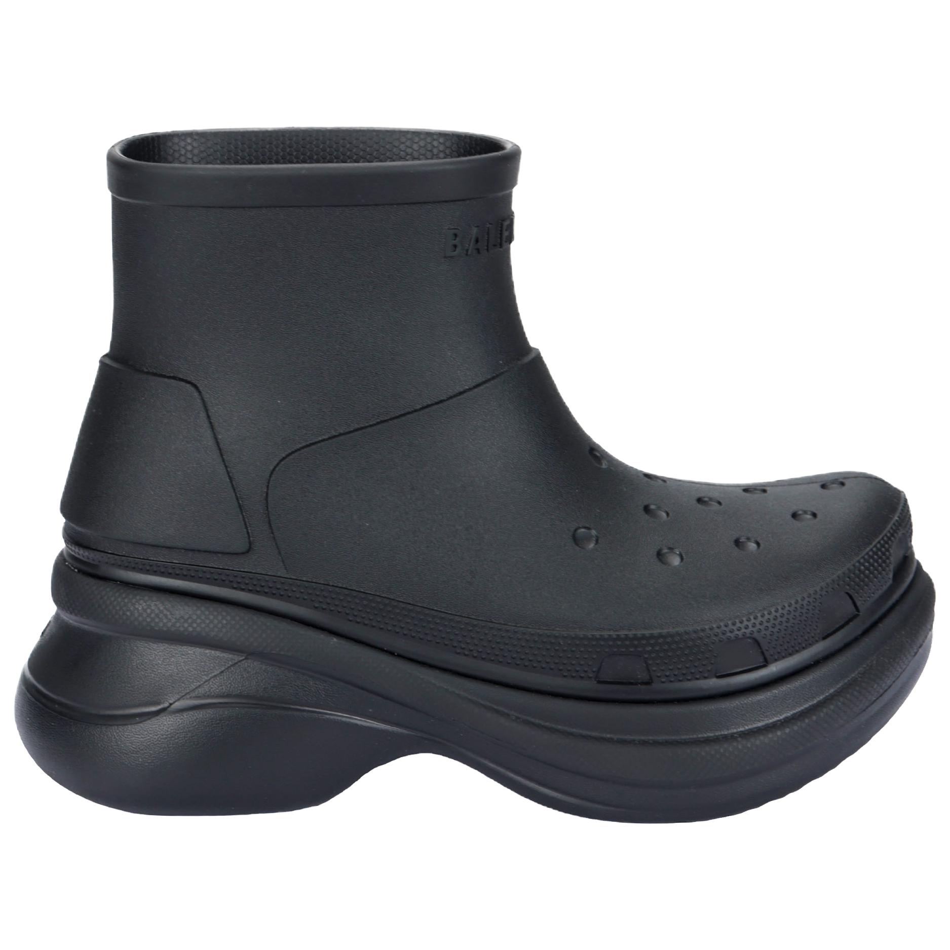 Balenciaga x Crocs Balenciaga X Crocs Ankle Boots Women's Black