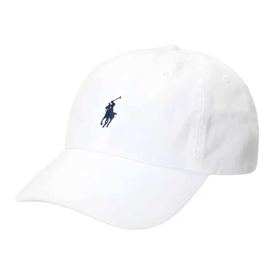 Polo Ralph Lauren Original Design Cotton Baseball Caps Unisex White