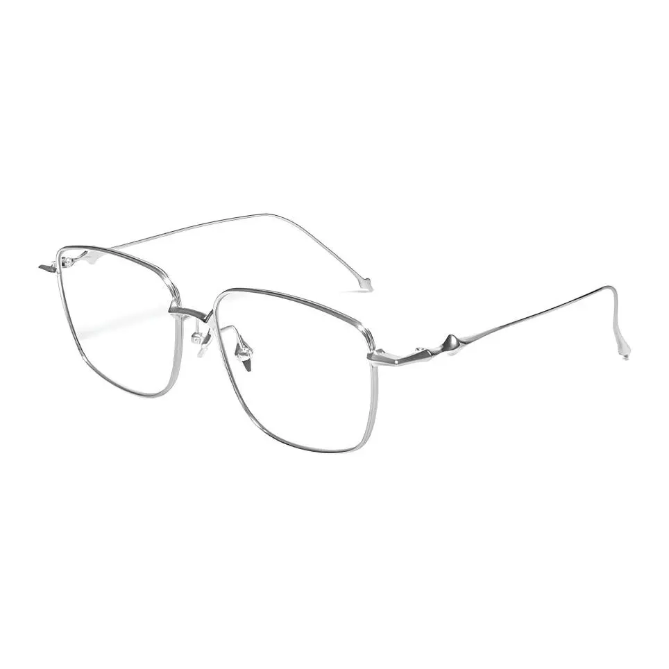 GENTLE MONSTER Irregular Shape Eyeglass Frames Unisex Silver