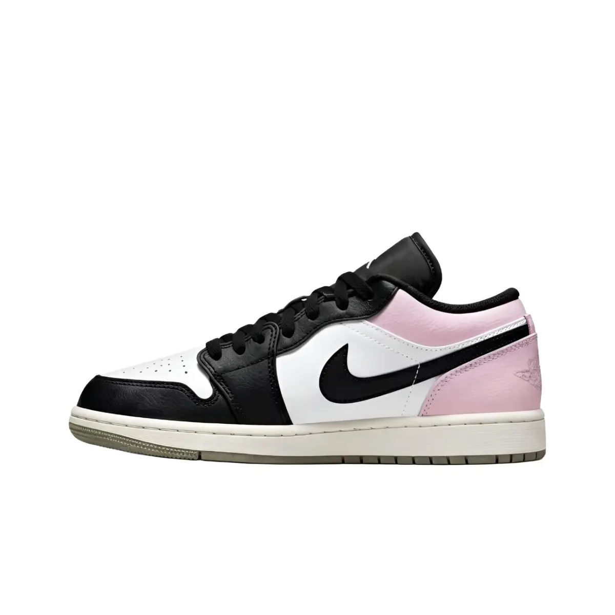 Jordan Air Jordan 1 Cherry Blossom Pink Leather Abrasion Resistant Low top Skateboard Shoes Women's Pink