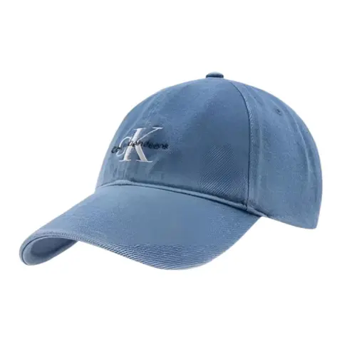 CALVIN KLEIN Cotton Baseball Caps Unisex Blue