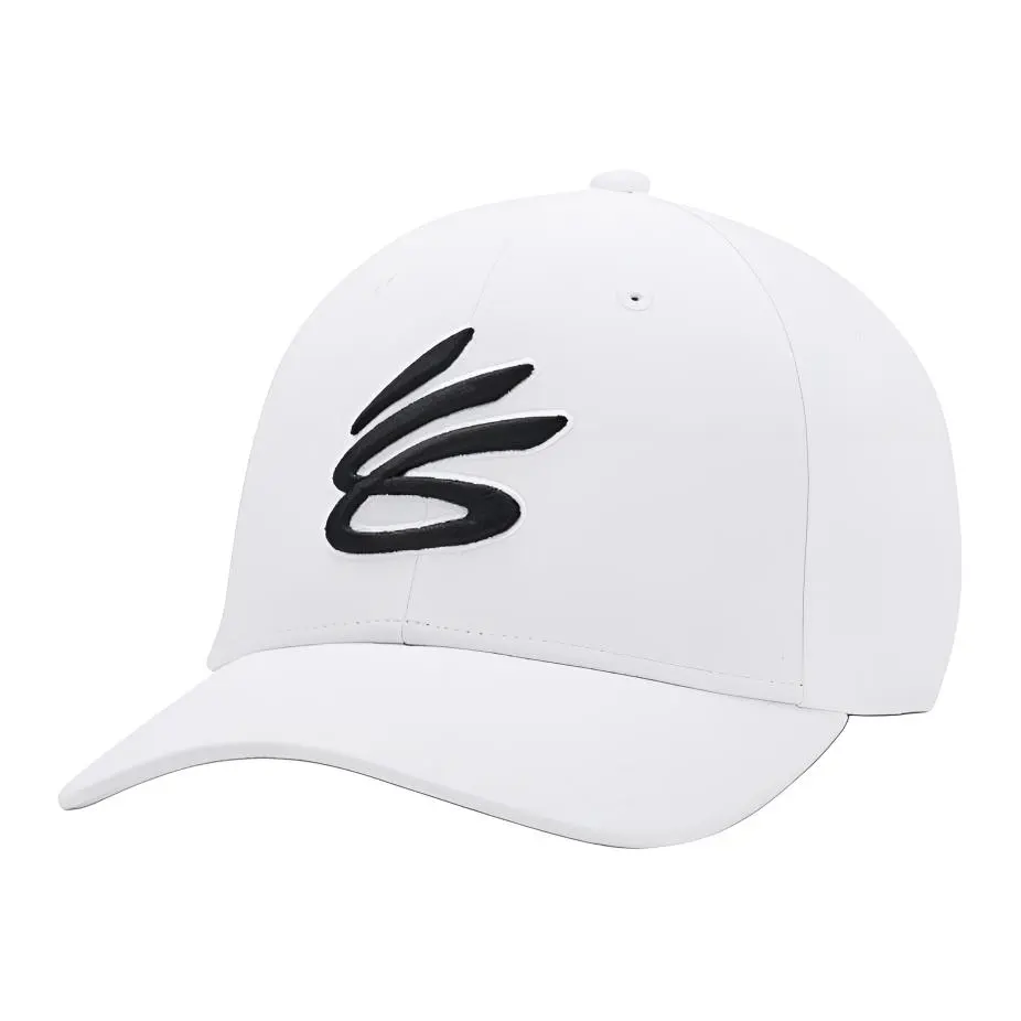 Under Armour Elastane Polyester Baseball Caps Men's White