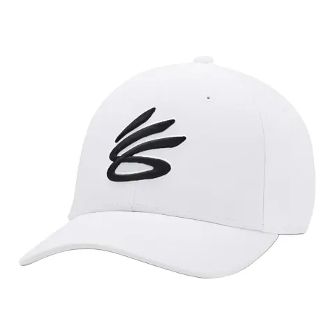 Under Armour Elastane Polyester Baseball Caps Men's White
