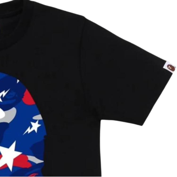 Женская футболка A BATHING APE (черная) — фото 18