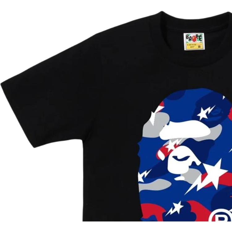 Женская футболка A BATHING APE (черная) — фото 17