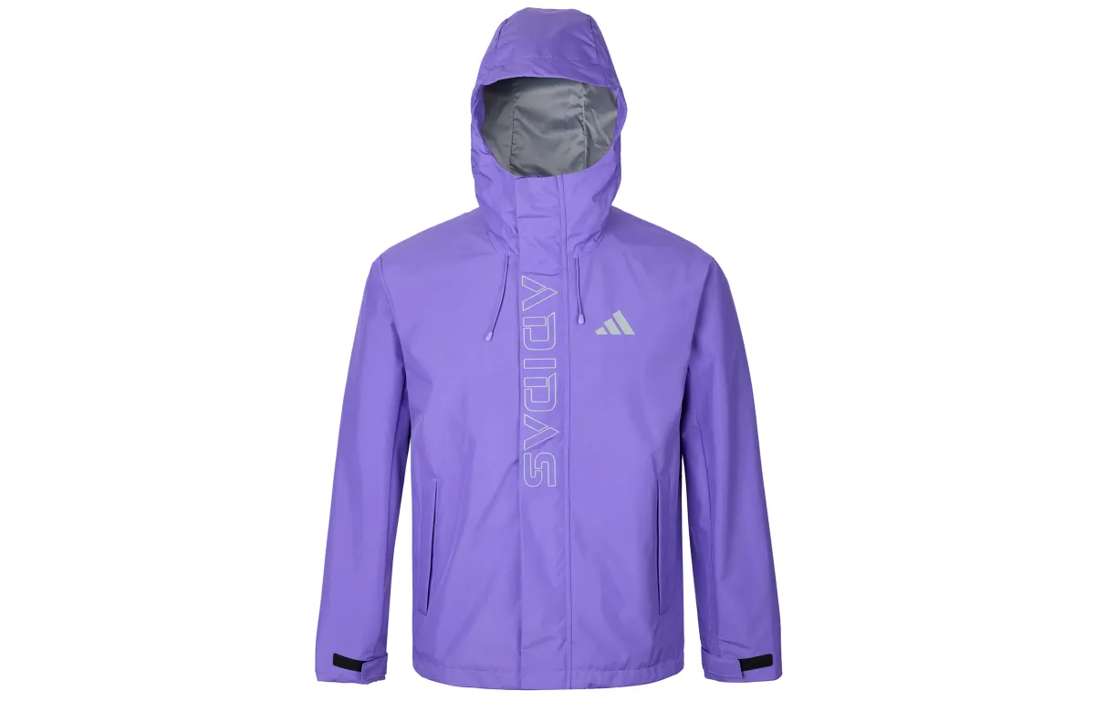 Adidas Casual Jackets Unisex Purple Hooded (Non-detachable) Moderate