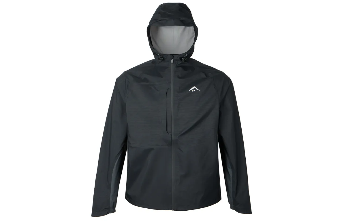Nike Storm FIT Running Breathable, Waterproof And Windproof Windbreaker Jacket Men's Black/Mountain Peak White