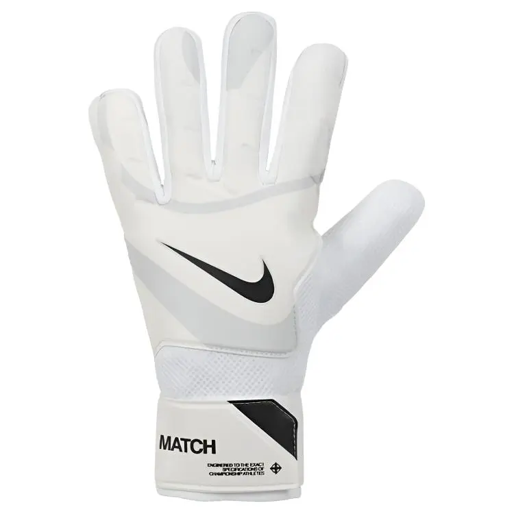 Nike Latex, Polyester, Ethylene Vinyl Acetate EVA, Nylon Gloves Unisex White