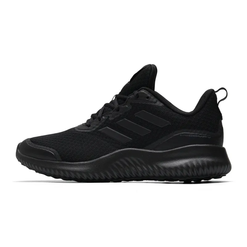 Adidas Alphacomfy Abrasion Resistant Low top Casual Training Running Shoes Unisex Black