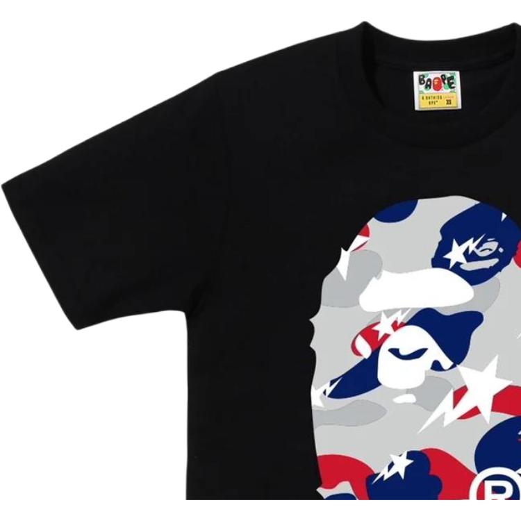 Женская футболка A BATHING APE (черная) — фото 13