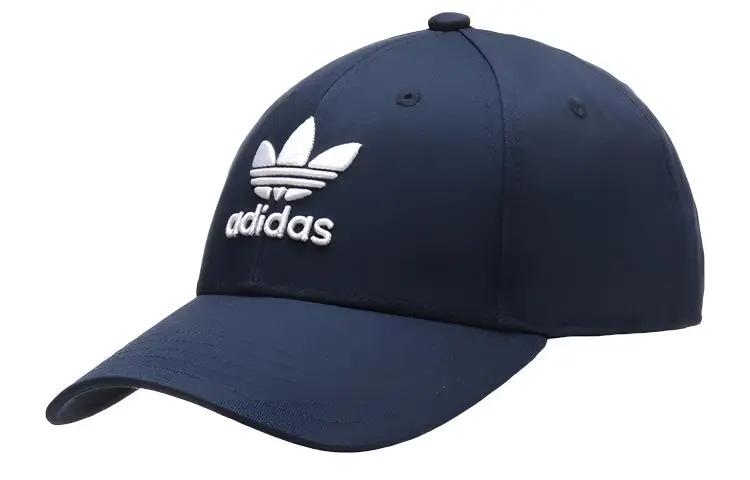 Adidas Originals Cotton Baseball Caps Unisex Navy Blue