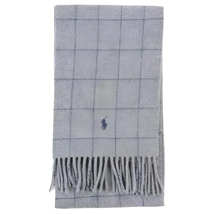 Polo Ralph Lauren Wool, Nylon Knit Scarves Women's Gray