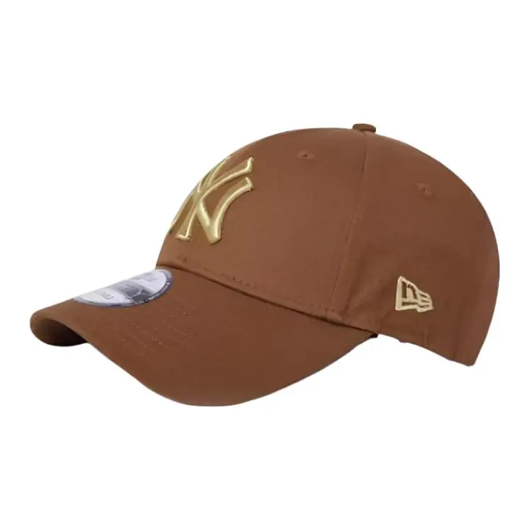 New Era Cotton Baseball Caps Unisex Brown