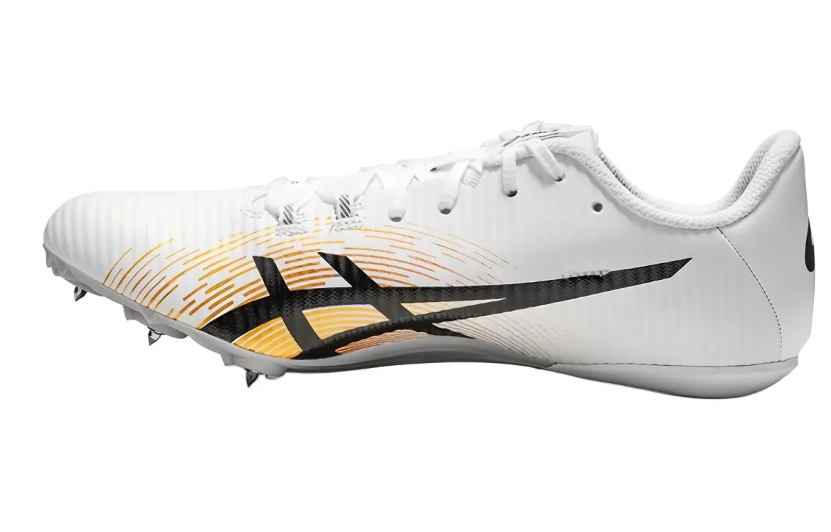 ASICS Hyper Sprint 8 Abrasion Resistant Breathable Low top Training Running Shoes Unisex White Black