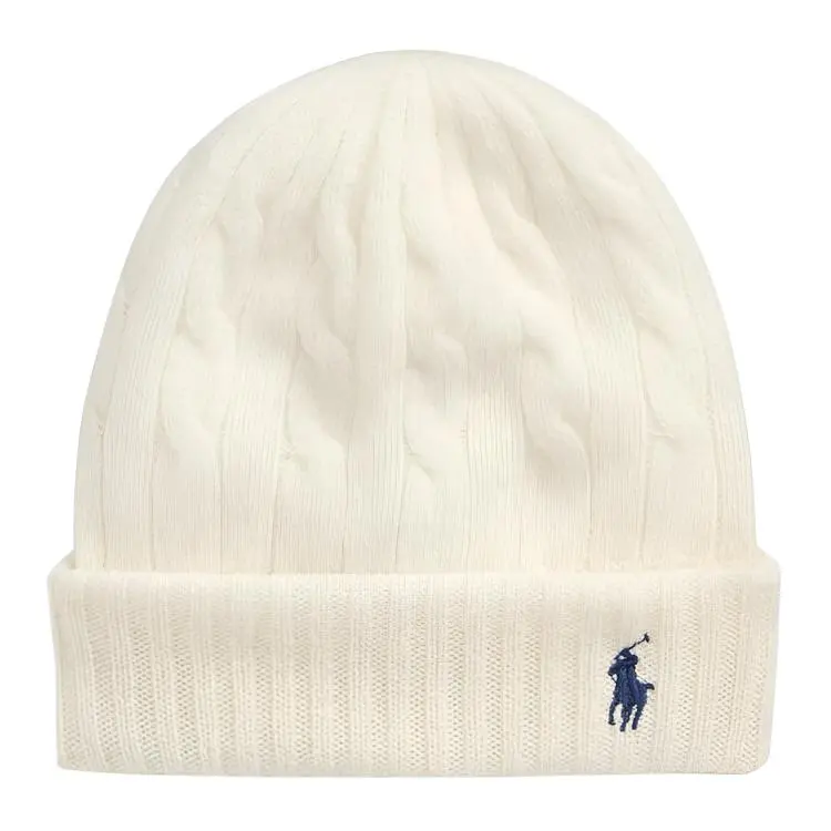 Polo Ralph Lauren Cashmere, Wool Beanies Women's White