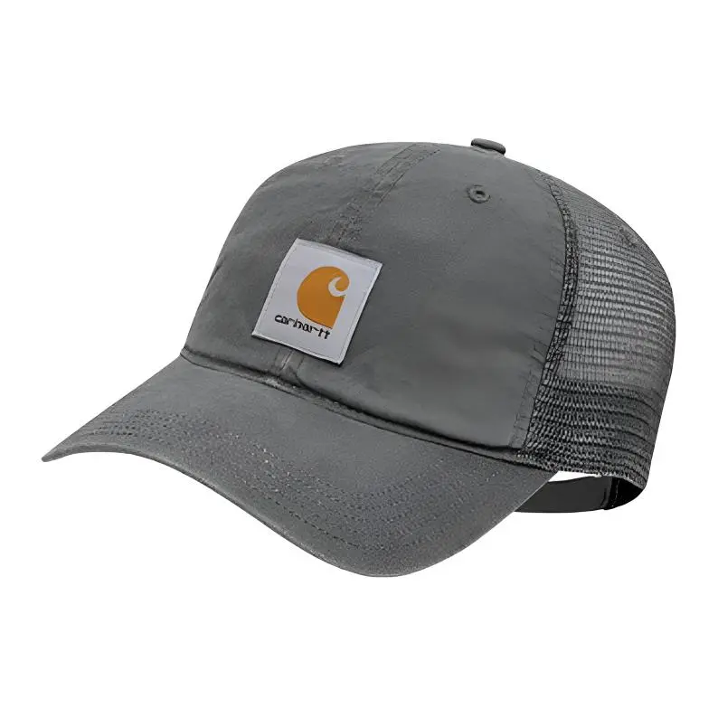 Carhartt Printed Pattern Cotton Baseball Caps Unisex Gray