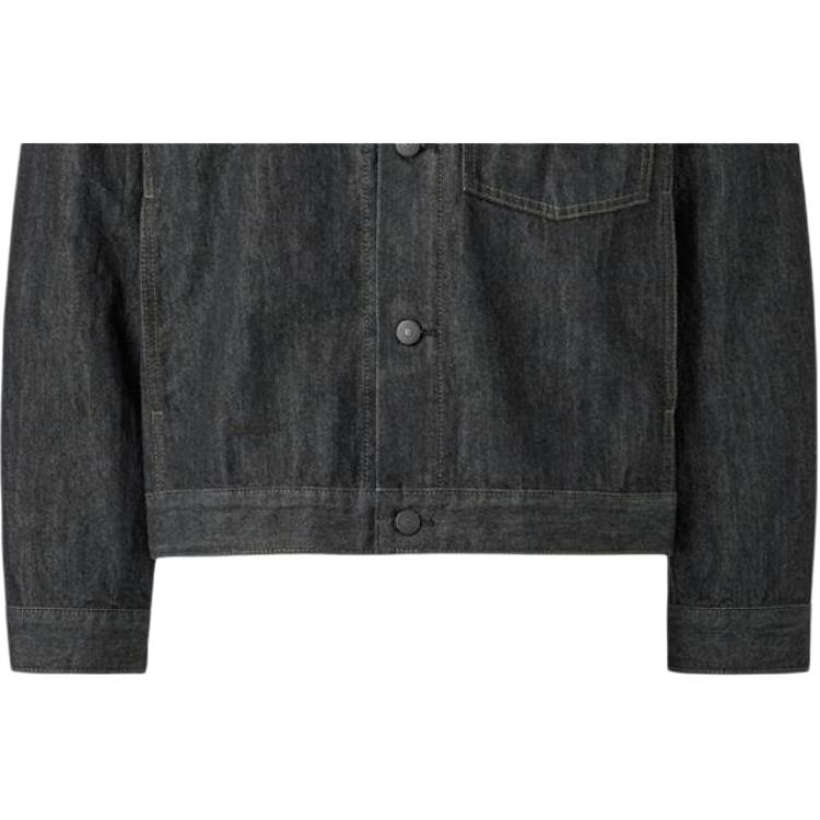 Мужская куртка UNIQLO (черная) — фото 3