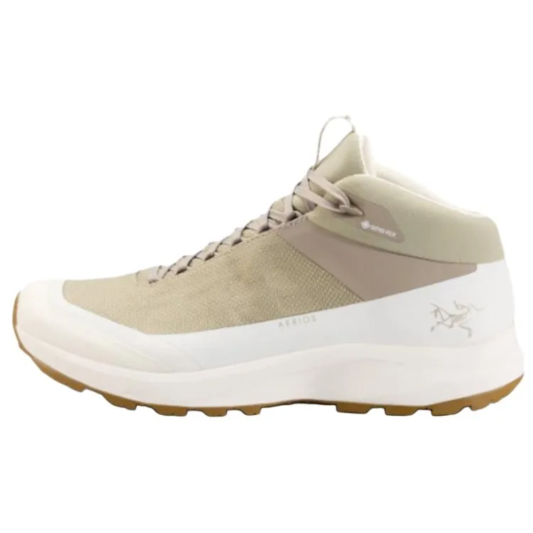 Arc'teryx AERIOS Cushioning Abrasion Resistant Waterproof Support Mid top Hiking Shoes Unisex Gray White