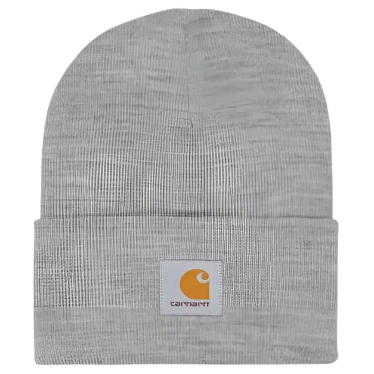 Carhartt Wip logo patch knitted beanie