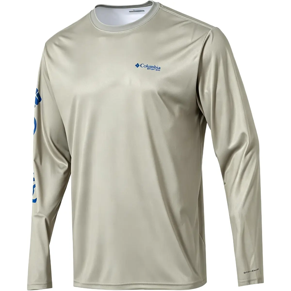 Columbia T-Shirts Men's Gray Crew Neck Moderate