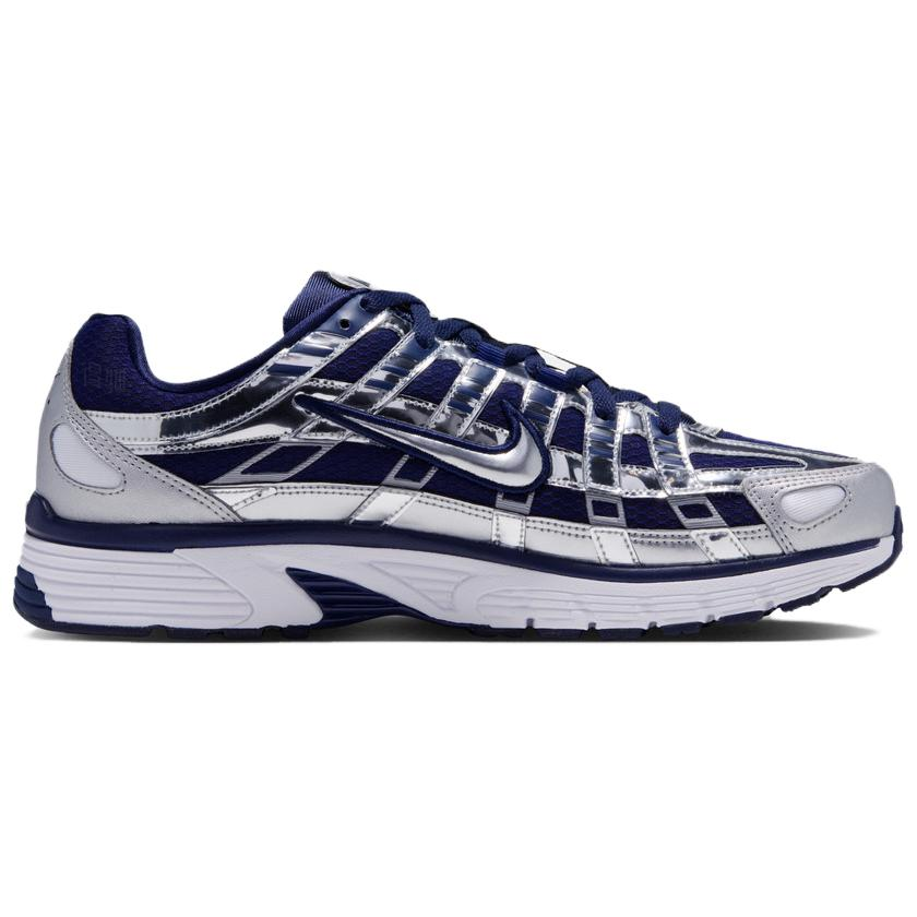 Мужские кроссовки Nike P-6000 (сине-серебристые) — Синийсеребристый — фото 2