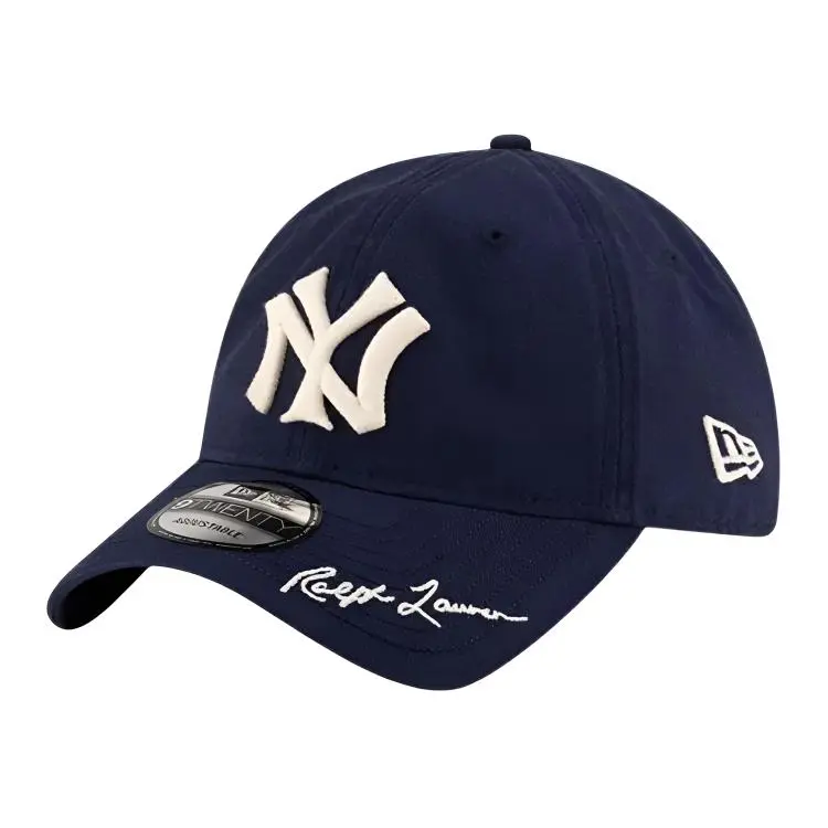 New Era Cotton Fabric Baseball Caps Unisex Marine Blue