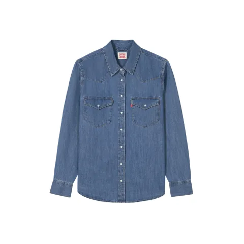 Levi's Shirt Women's Light Blue