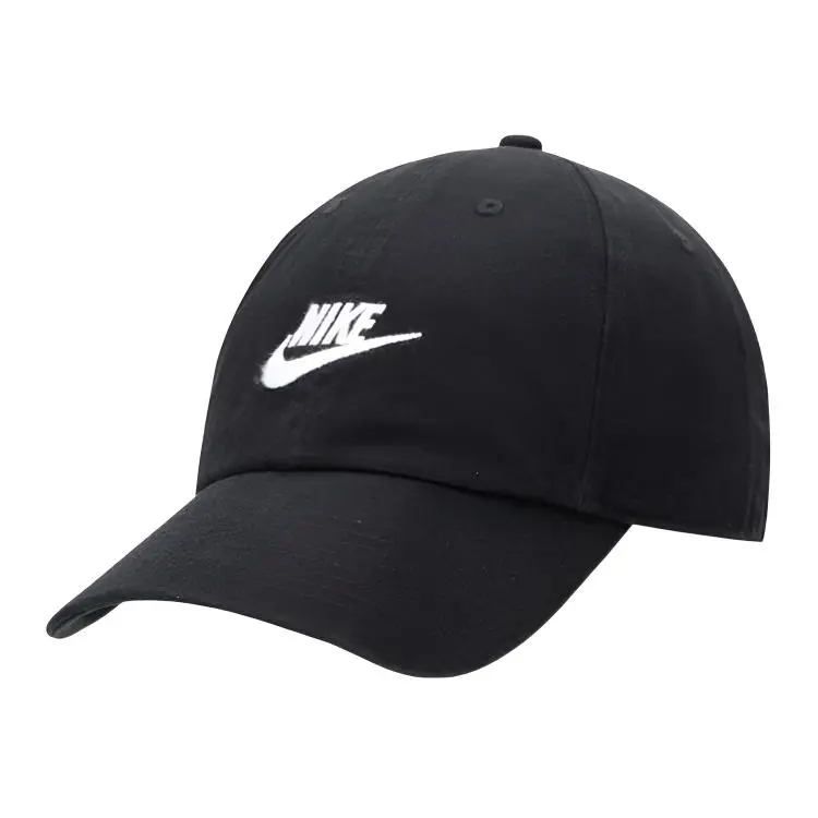 Nike Cotton Baseball Caps Unisex Black