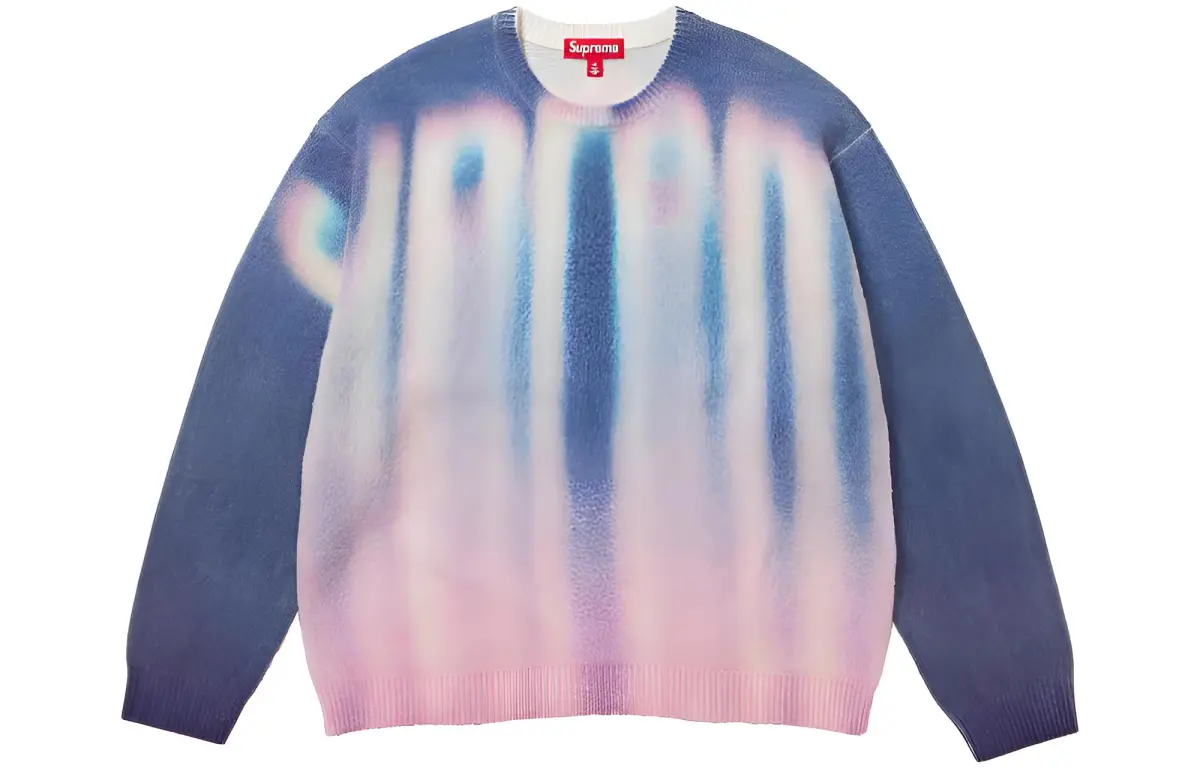 Supreme Blurred Logo Sweater