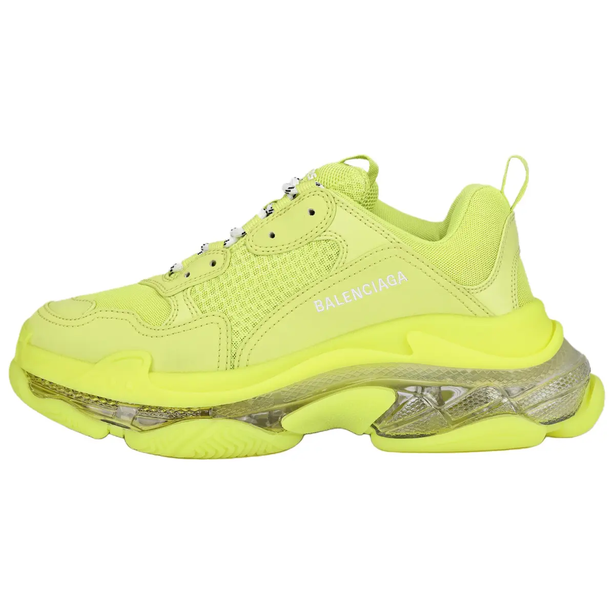 Balenciaga Triple S Clear Sole Fluo Yellow