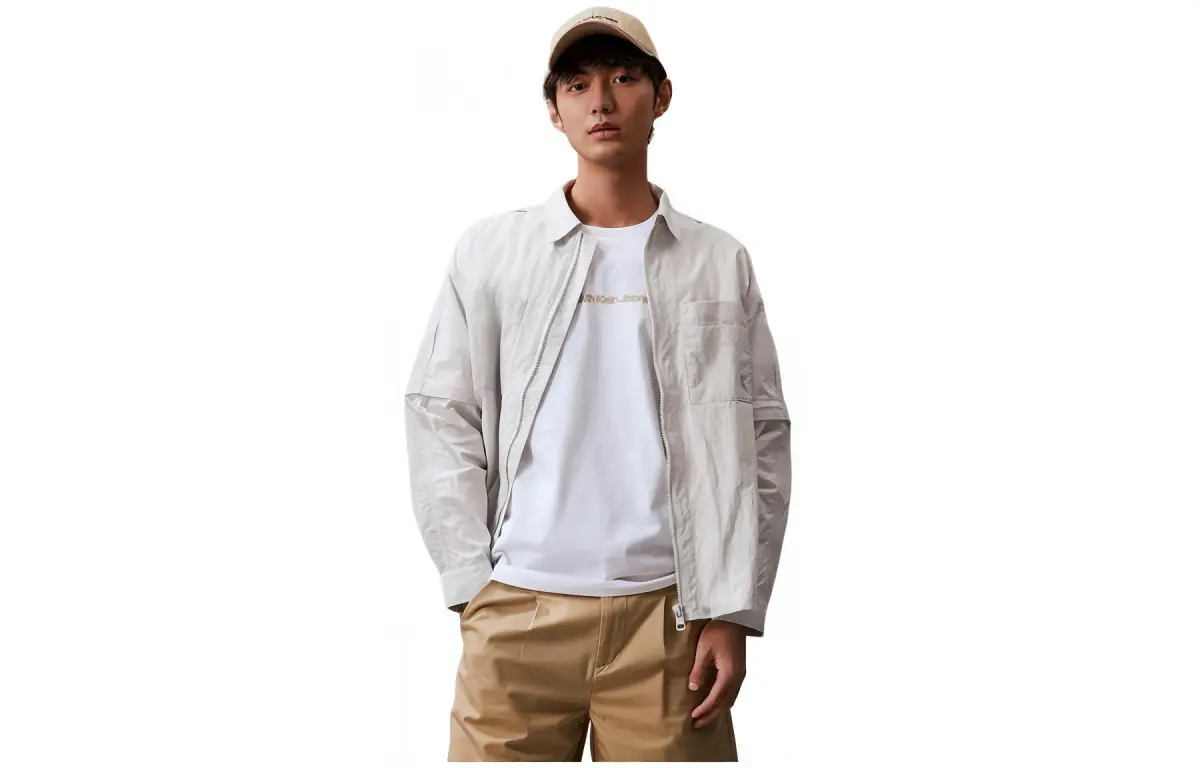 CALVIN KLEIN Jacket Men's Galaxy Gray
