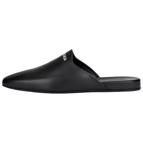 Balenciaga Cosy Mules Black Leather