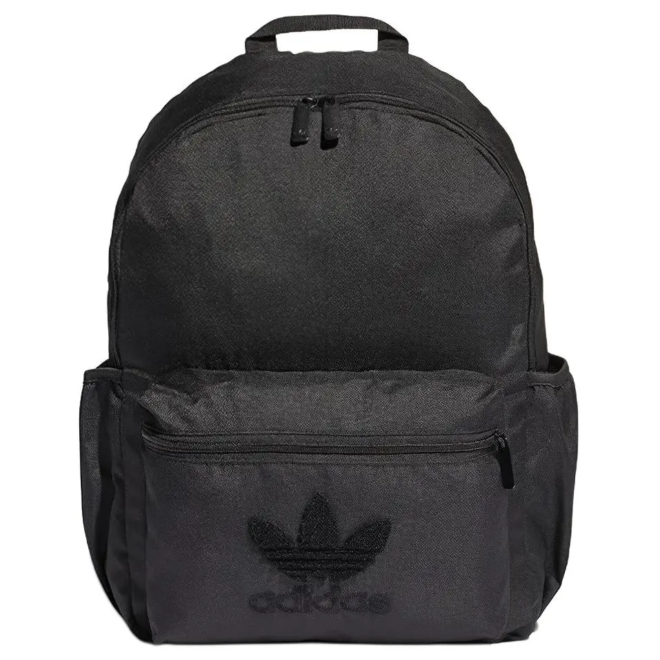 Adidas Originals Trefoil Polyester Backpack Unisex Pure Black