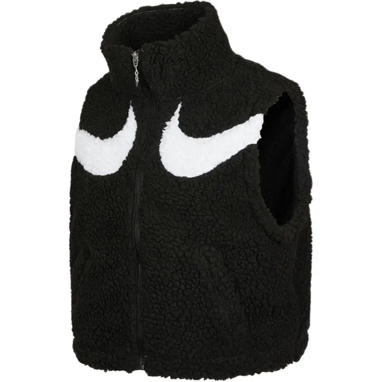 Nike Vests Women's Black Stand Collar Moderate Other