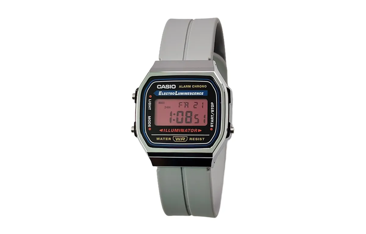 CASIO Custom Collection Quartz Movement Silicone Strap Watch Men's Watches Black Dial